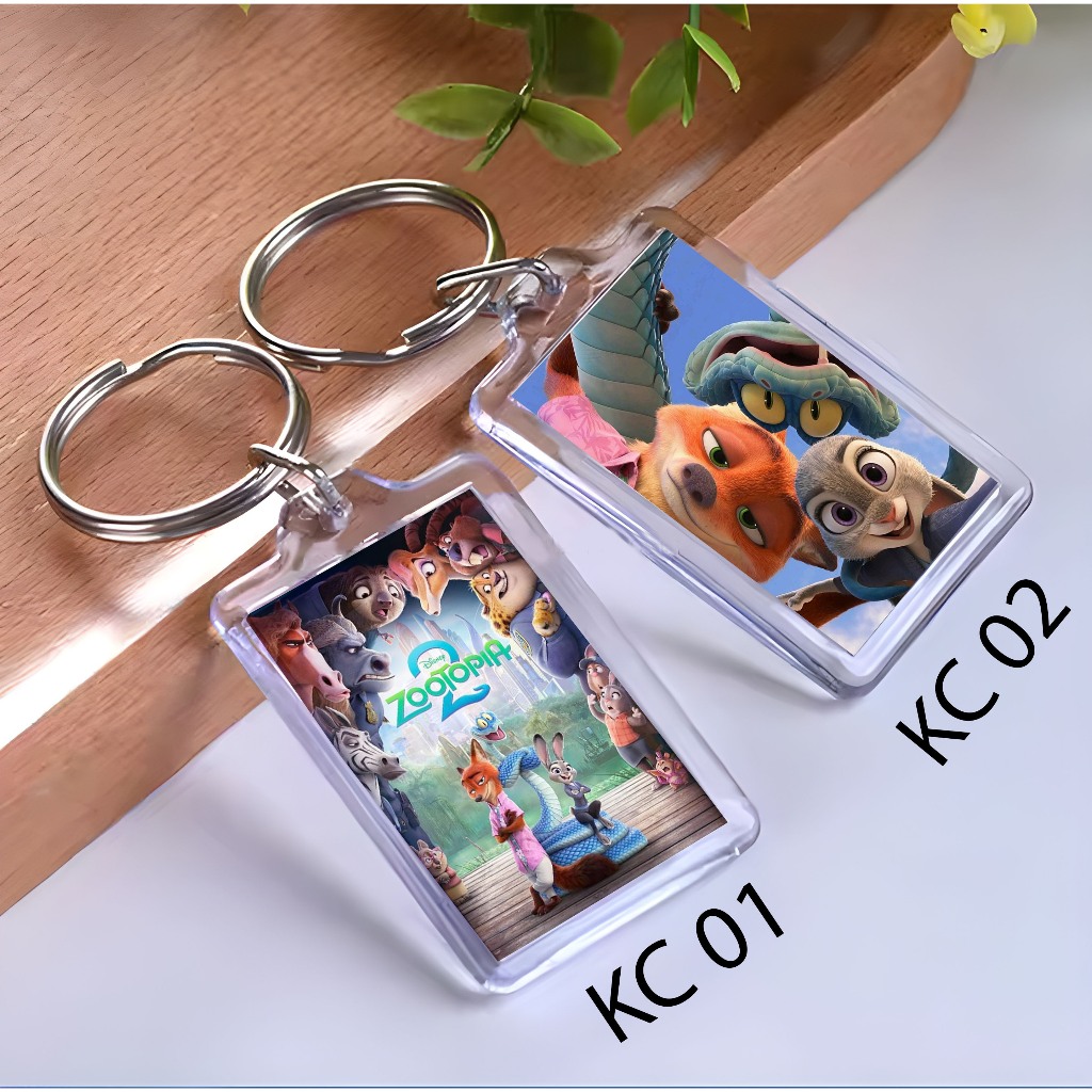 Keychain ZOOTOPIA - Keychain ANIMASI KARTUN - Keychain -ZOOTOPIA