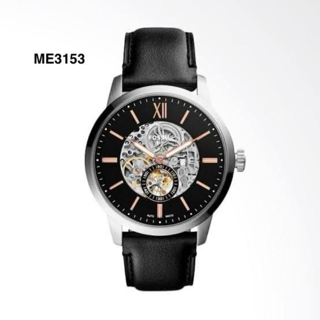 JAM TANGAN PRIA KULIT OTOMATIS 3153