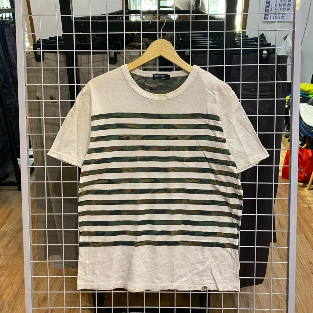 Beams Heart Stripe Tee