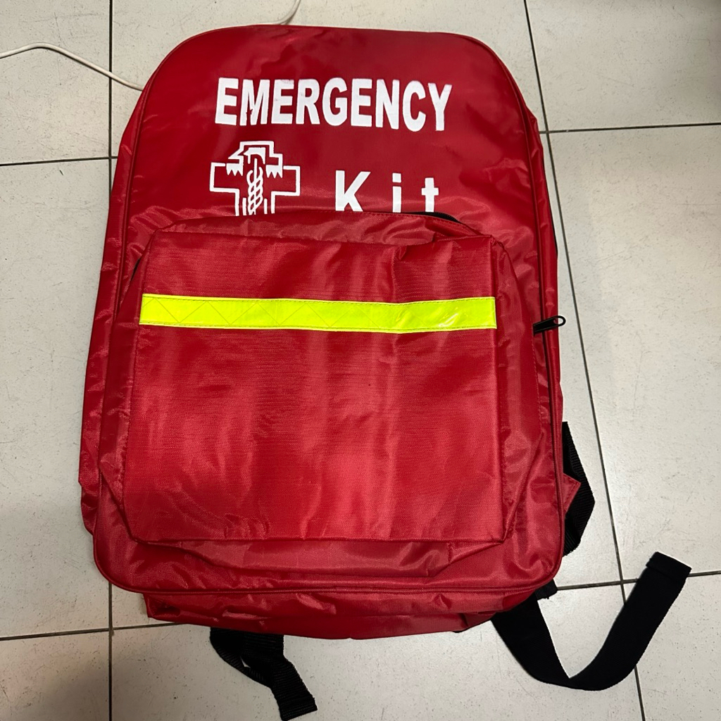 Tas Ransel P3K Merah Emergency Kit + Isi Lengkap First Aids Lengkap / Tas Emergency Kit Lengkap Deng