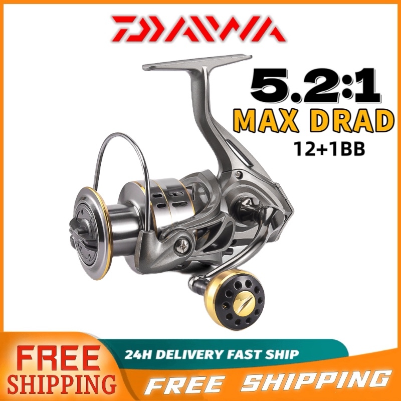 DAIWA Reel Pancing Murah Sea Fishing Pancing Reel Pancing Murah LC800-LC7000 Alat Pancing Lengkap Re