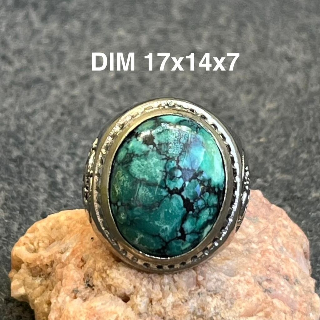 PIRUS HUBEI HIJAU KOLEKTOR ITEM DIM 17X14X7 RING 8