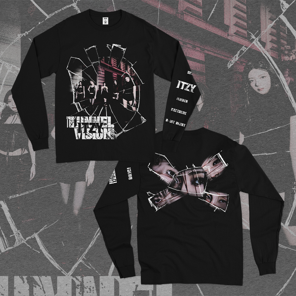 ITZY Tunnel Vision All Member LONGSLEEVE T-Shirt Series