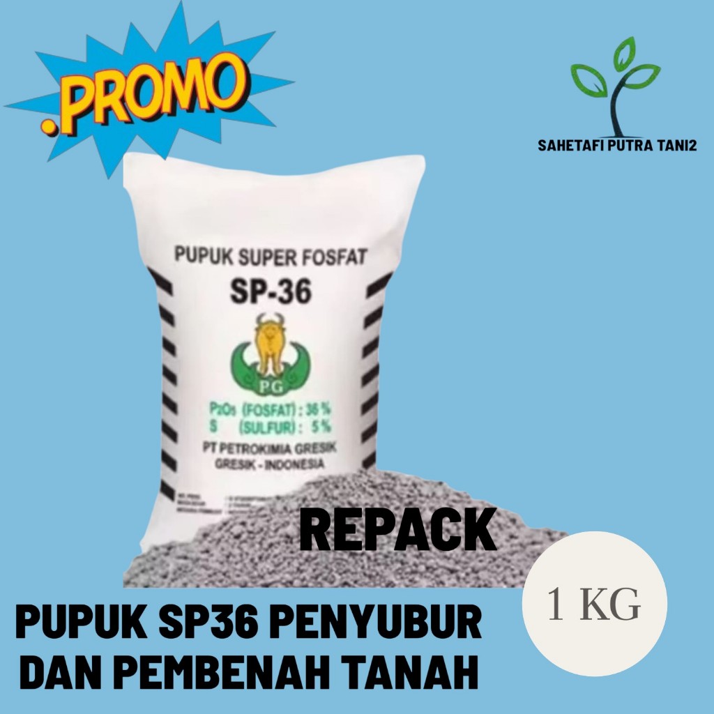 PUPUK TSP SP 36 1 KG ORIGINAL REPACK Pupuk Tani Penyubur dan Pembenah Tanah