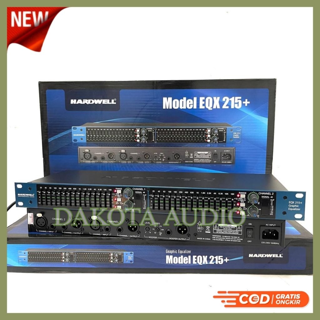 Equaliser Hardwell Eqx 215+ Subwoofer Original Equalizer Hardwell Eqx 215Sub Eqx215 Plus Bagus Murah