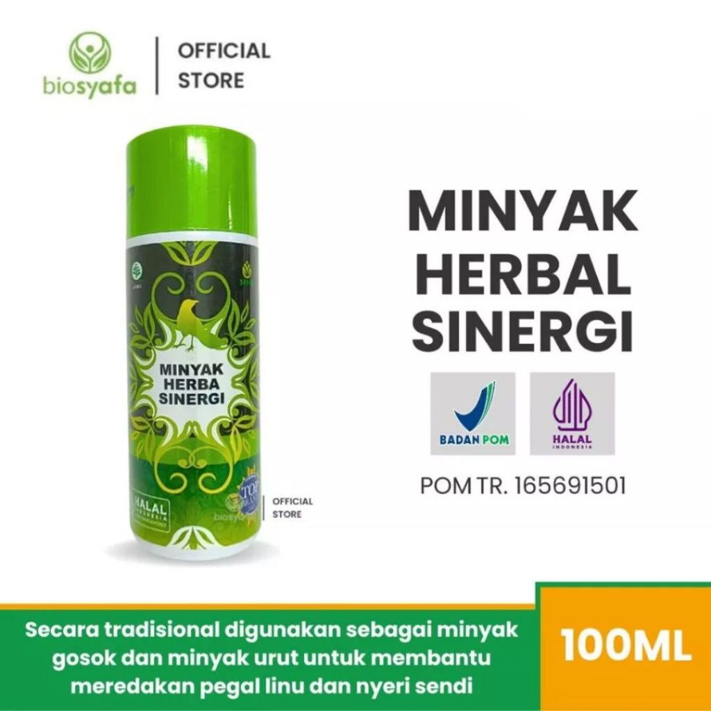 Mhs Minyak But But Minyak Herbal Sinergi HNI HPAI 100ML Minyak Ajaib Asli
