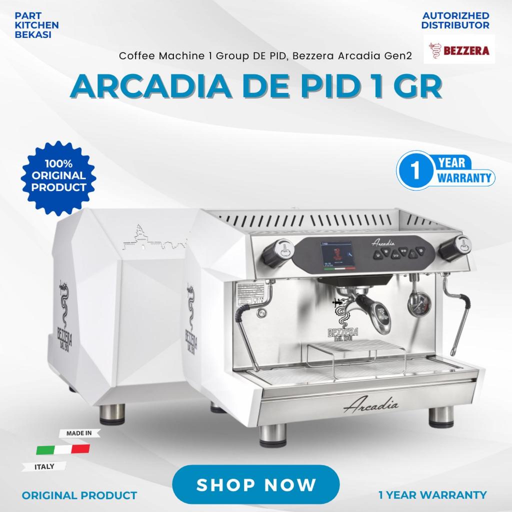 Bezzera Coffee Machine Arcadia DE Electronic Dosage Mesin Kopi 1 Group Bezzera Arcadia GEN 2