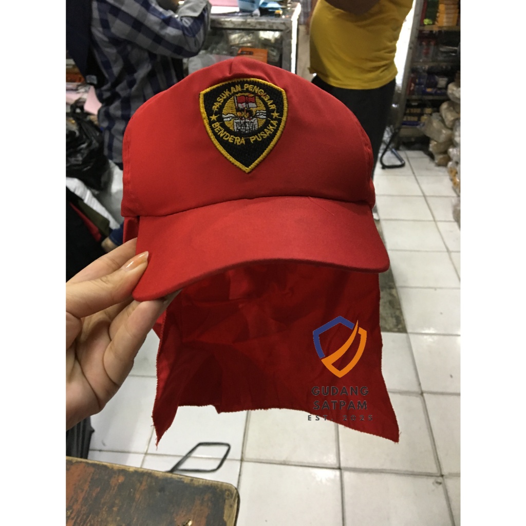Topi Paskibra - Topi Jepang Paskibra - Topi Upacara Paskibra Panjang