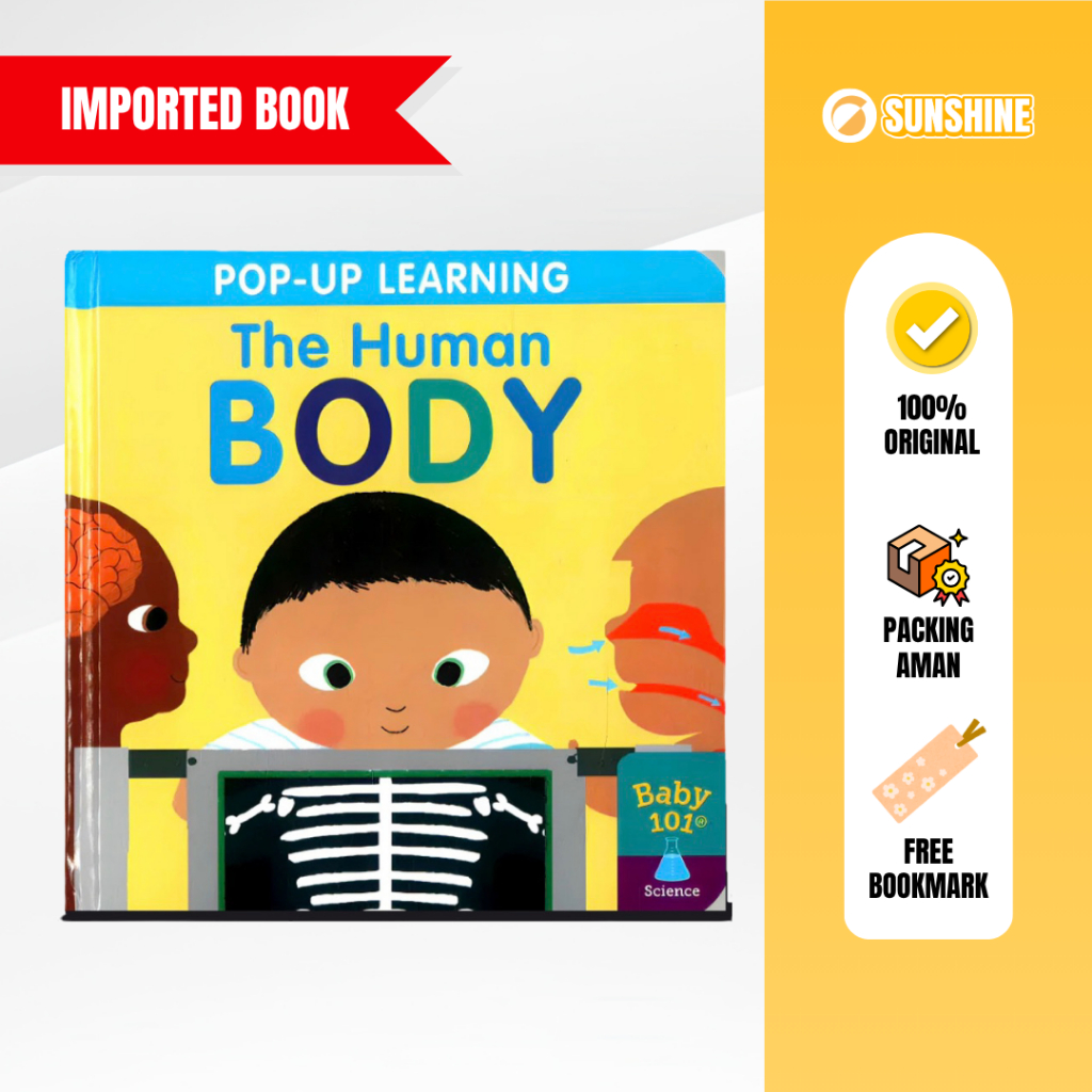 Imported Book - [Little Tiger] Baby 101: Pop Up Learning The Human Body - New - ORI - Good Condition