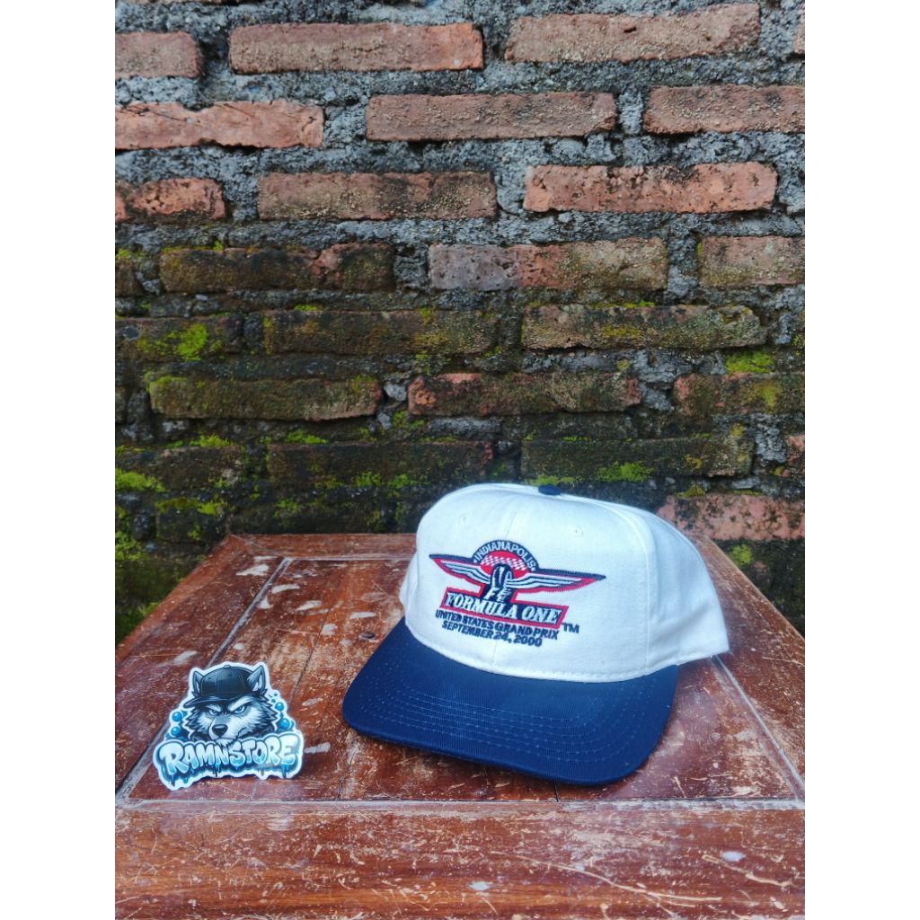 topi vintage formula 1 indianapolis 2000
