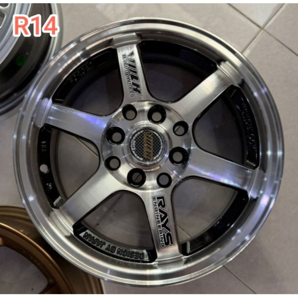 Velg RaysTE37 R14 Polish 4x100 / 114