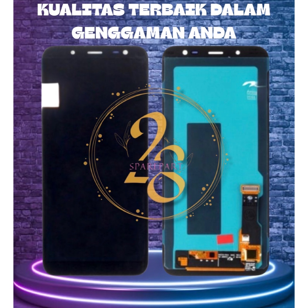 LCD FULLSET SAMSUNG J600 - J6 2018 ORG OLED - LCD FULLSET