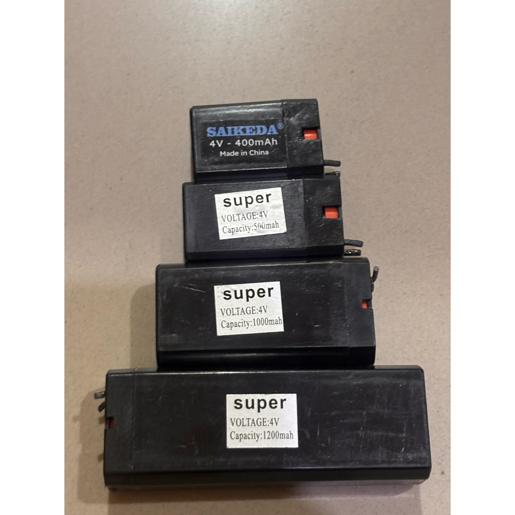 Baterai Aki Kering 4 volt