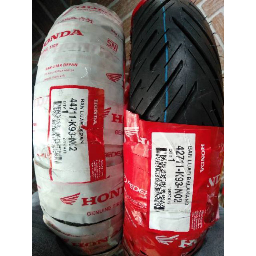 ban belakang tubles merk federal Scoopy ring 12 110/90