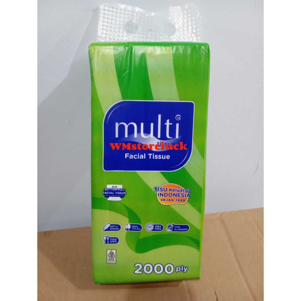 TISSUE multi bottom pull facial tisu 2000ply/MULTI tisu gantung wajah 2000 PLY