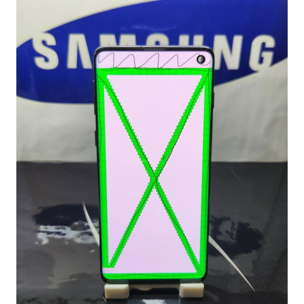 Lcd Copotan Original Bekas Samsung S10 Biasa (SM-G973F)