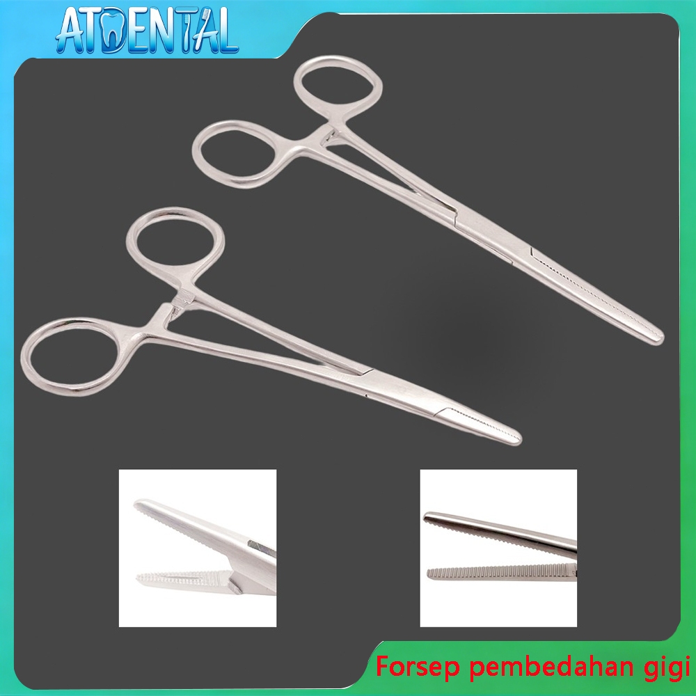 Premium Stainless Steel Hemostat Forceps (Locking Clamps) | Alat Penjepit Bedah Medis Tahan Karat - 