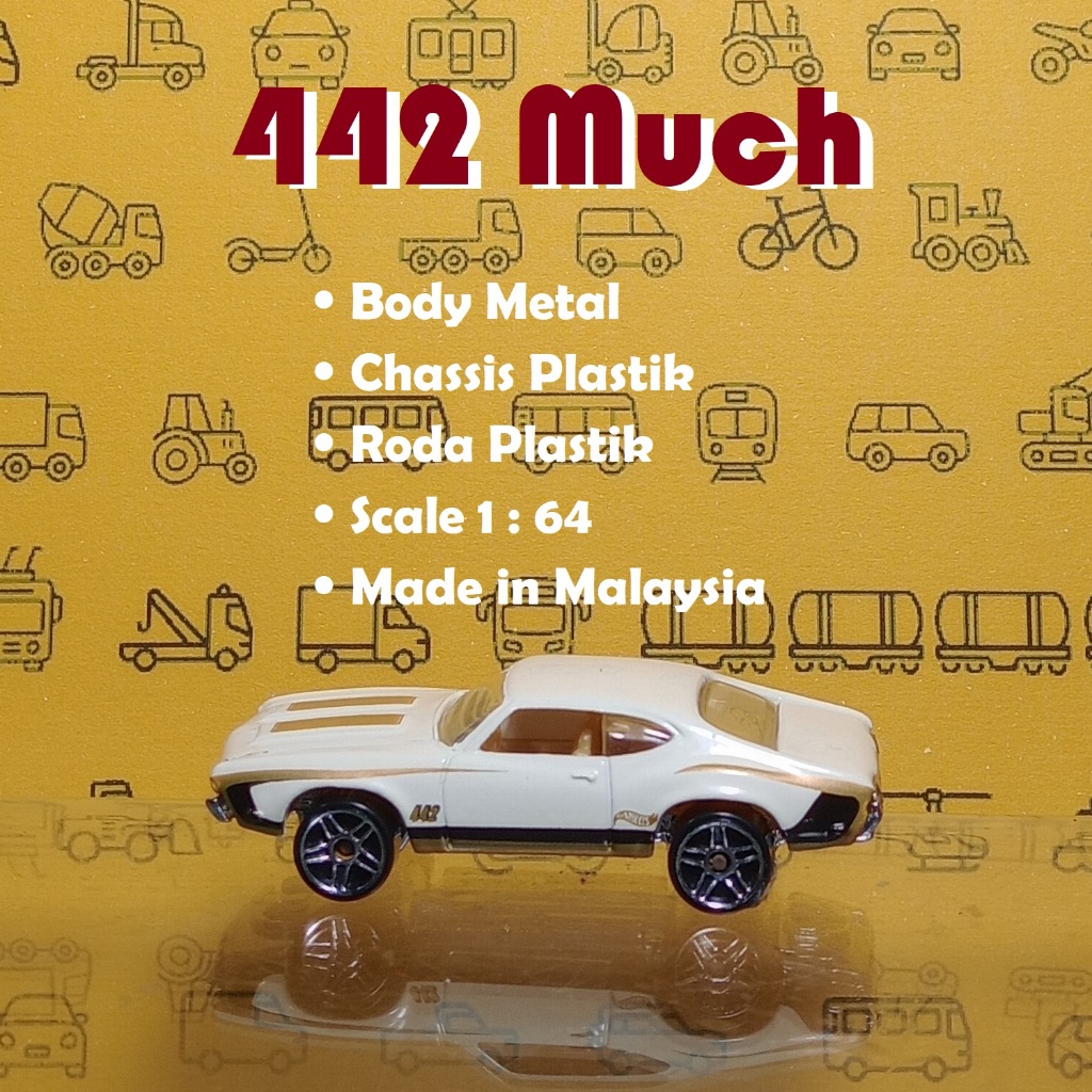 HOT WHEELS Loose 442 Much White