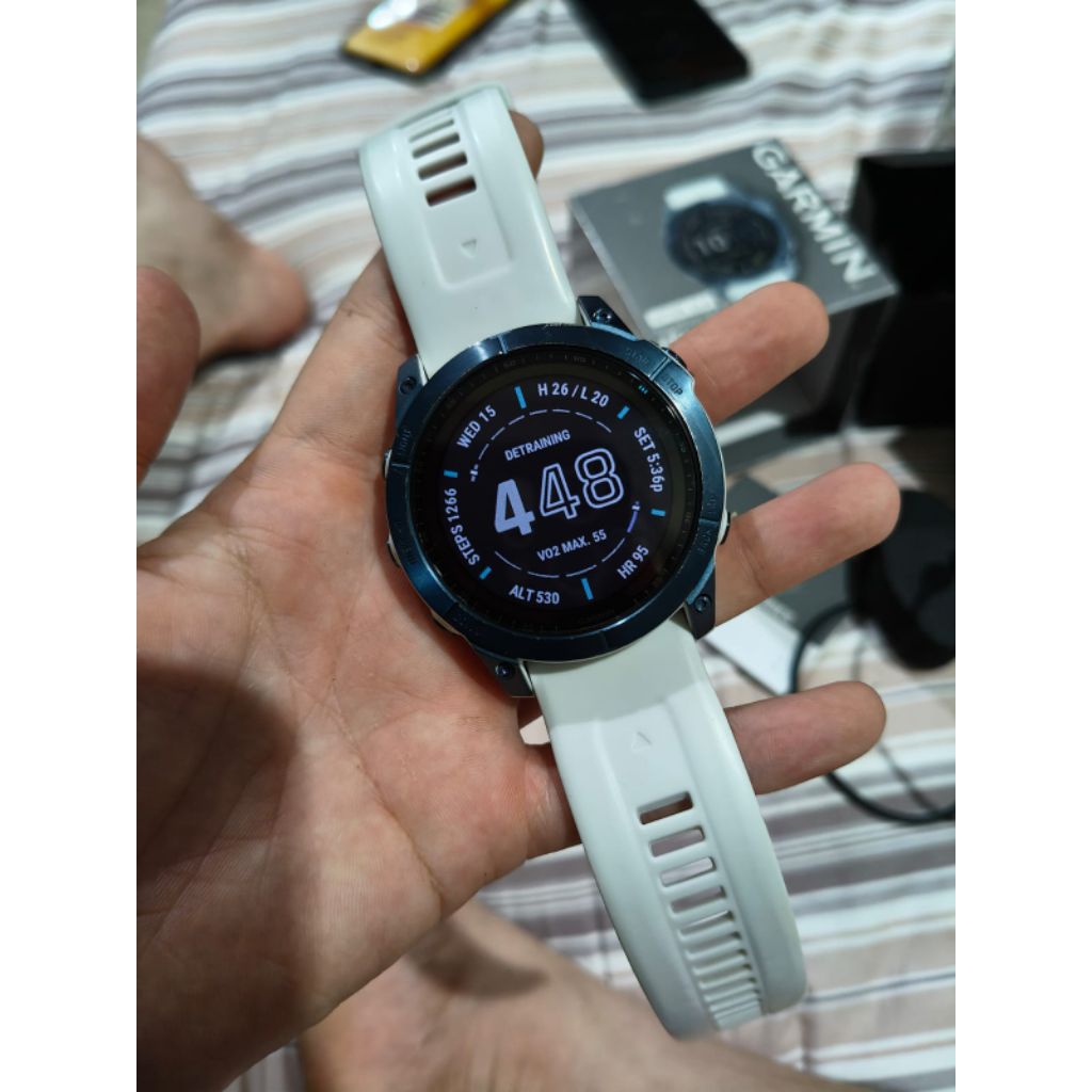 Garmin Fenix 7X Sapphire solar fullset