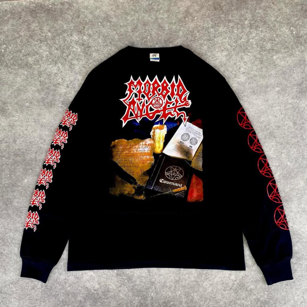 Morbid Angel - Black Metal | USA | Longsleeve Hitam | Kaos Band Lengan Panjang