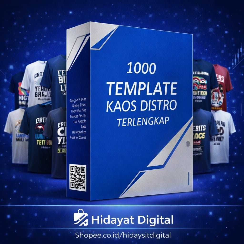 BISNIS FASHION - PEMBUATAN KAOS - 3300++ TEMPLATE DESAIN KAOS DISTRO PREMIUM SIAP EDIT PELUANG USAHA
