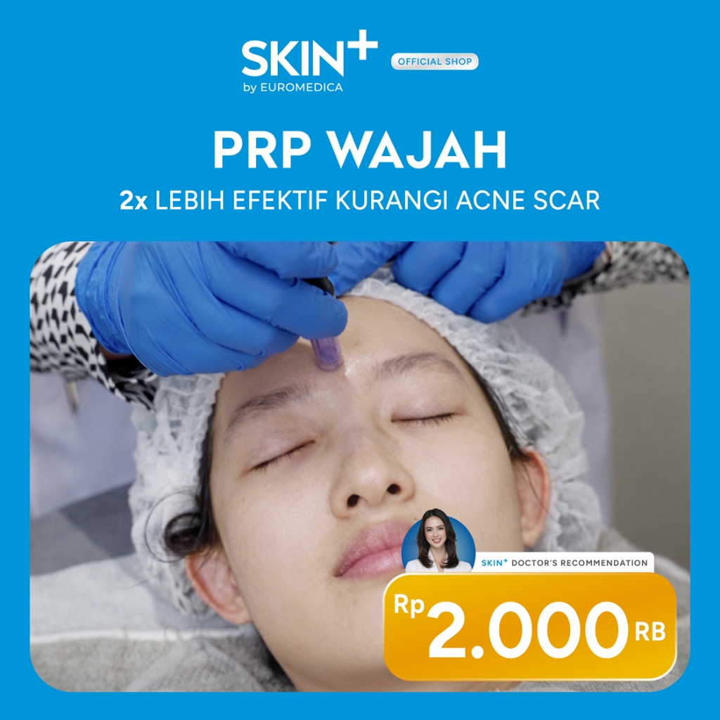 SKIN+ Clinic PRP Wajah Treatment - Regenerasi Kulit & Glow Alami