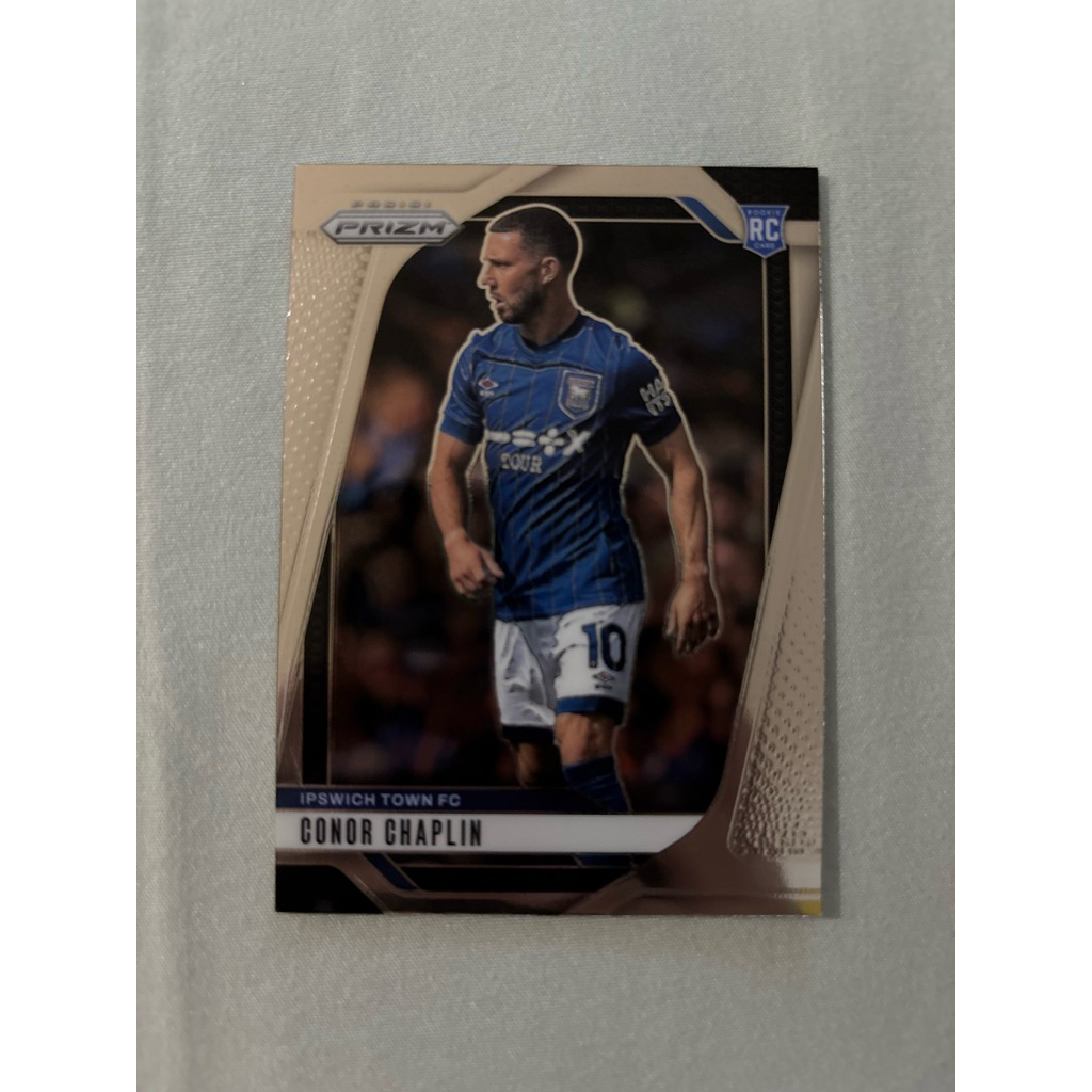 kartu panini prizm rookie card conor chaplin ipswich town fc
