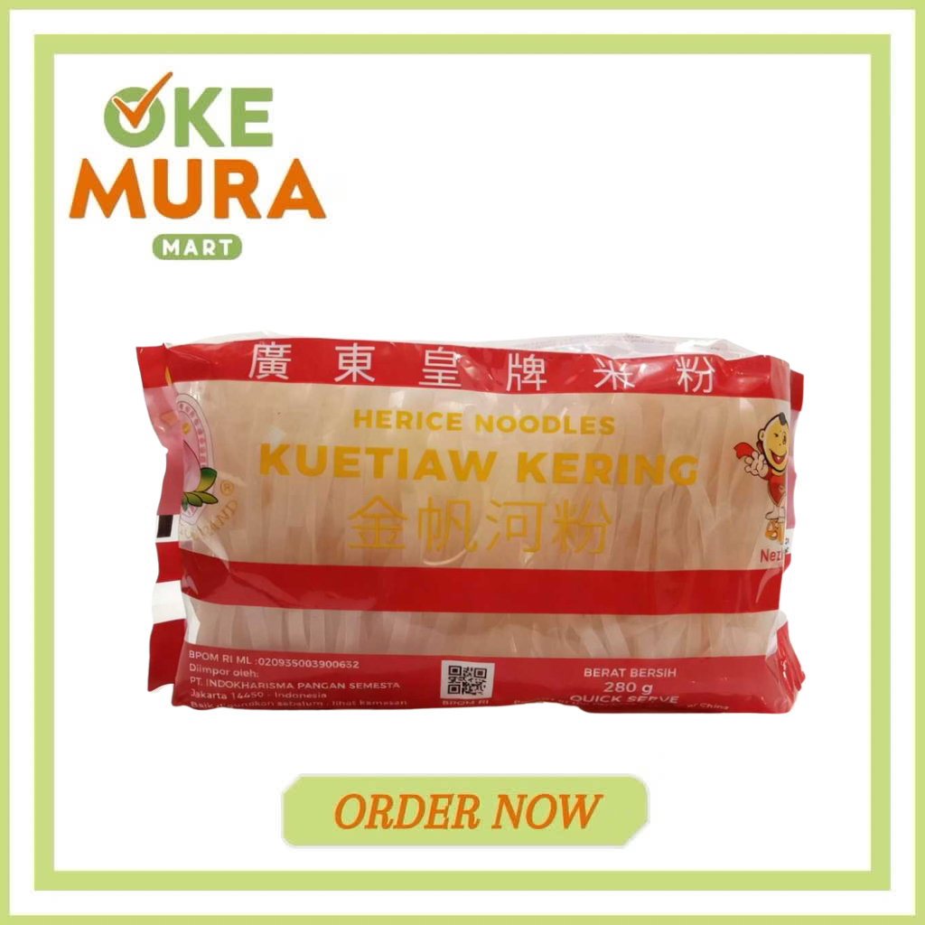 XIAN TOU BRAND KUETIAW KERING DRY / HERICE NOODLES UKURAN 280 GRAM / KWETIAU MENTAH KERING DAN ENAK