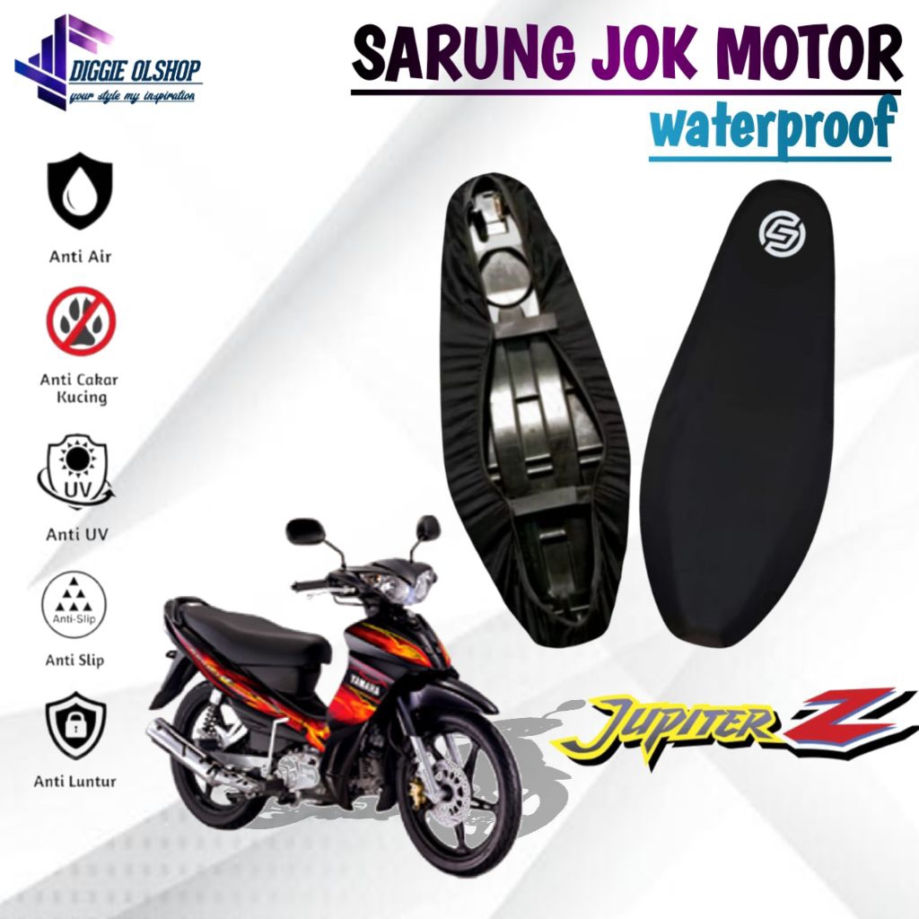 sarung jok motor anti air YAMAHA JUPITER Z,JUPITER Z BURHAN,JUPITER Z CW,JUPITER Z OLD,cover jok mot