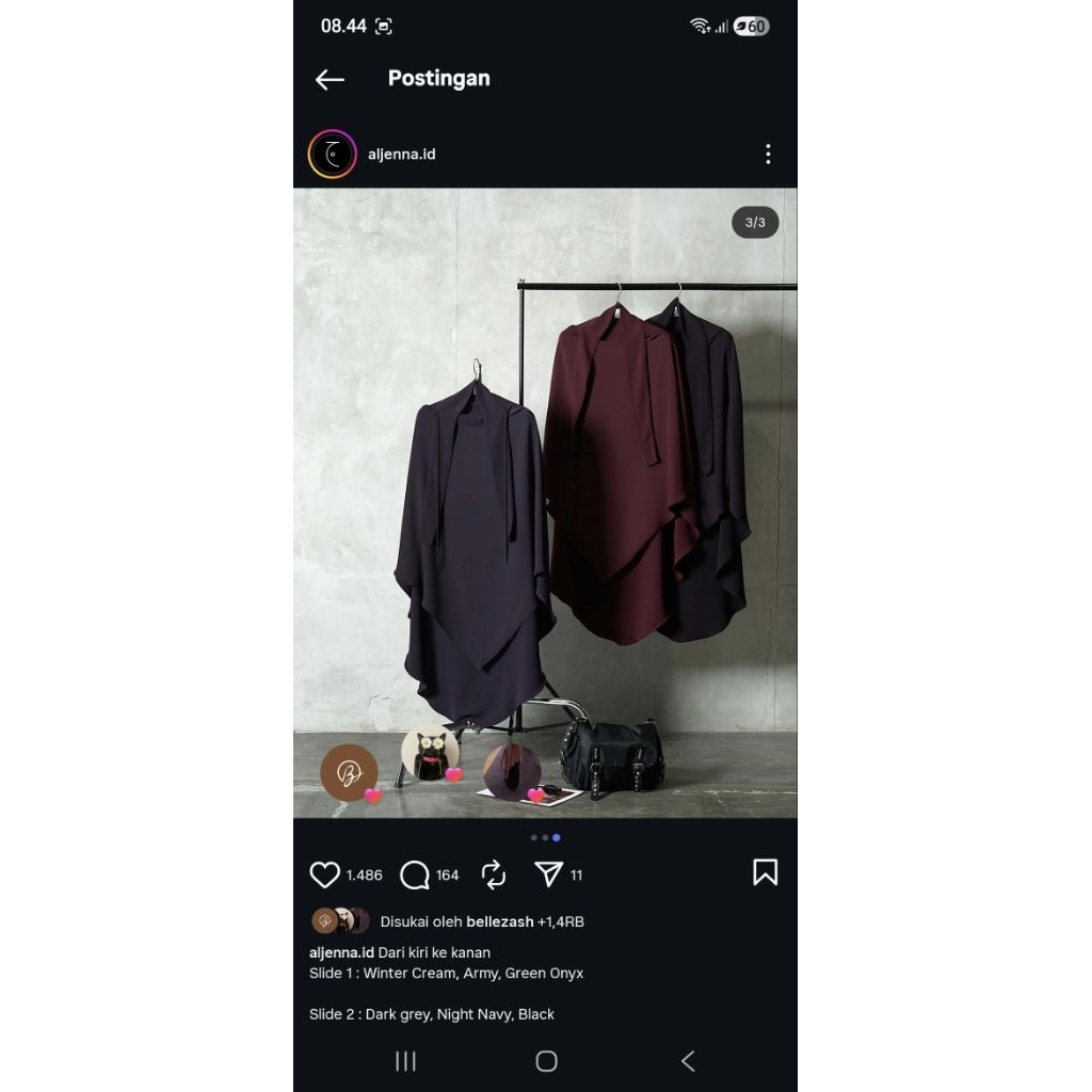 Prelove Fk aljenna ditsy shafa jilbab