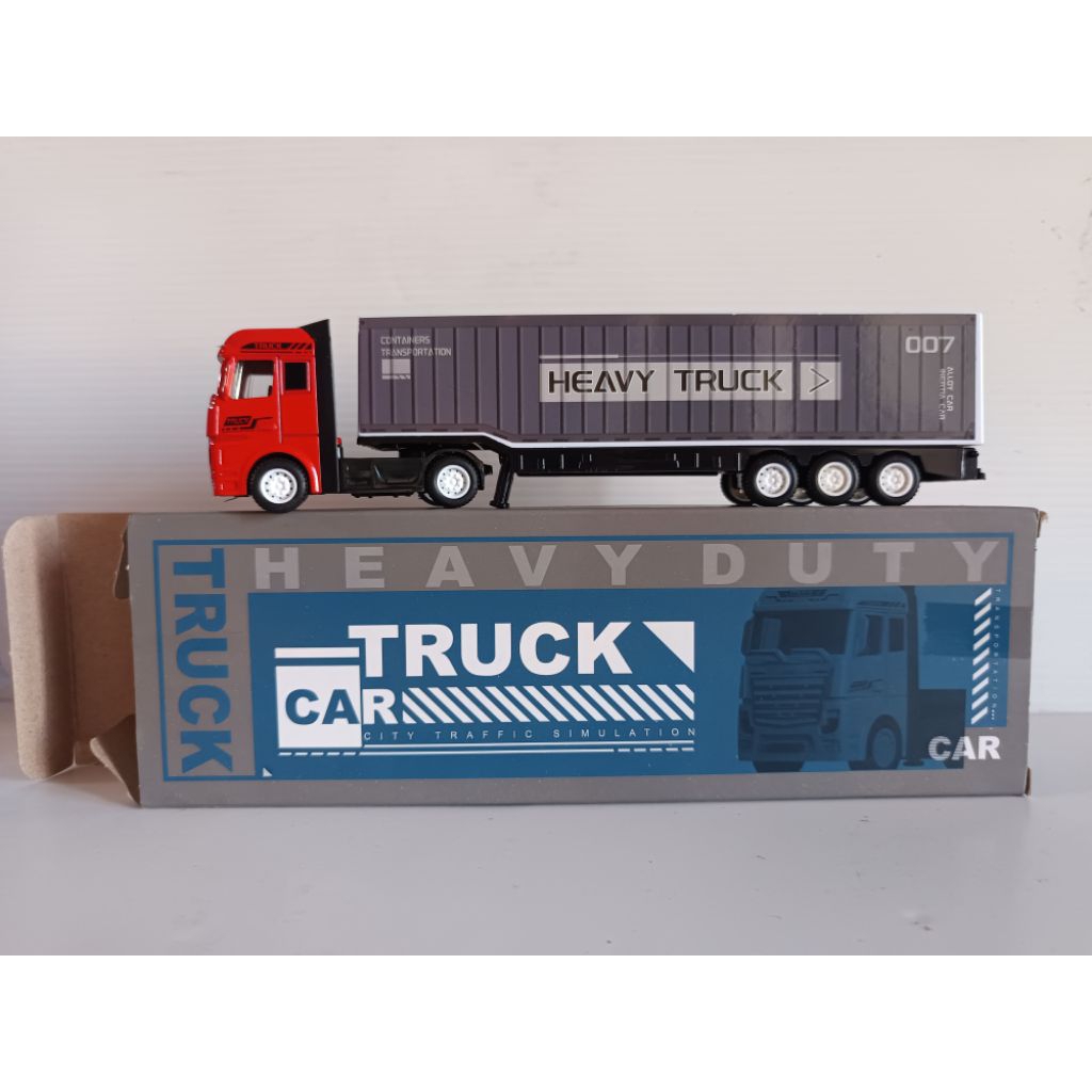 Diecast Truk Container Heavy Truck