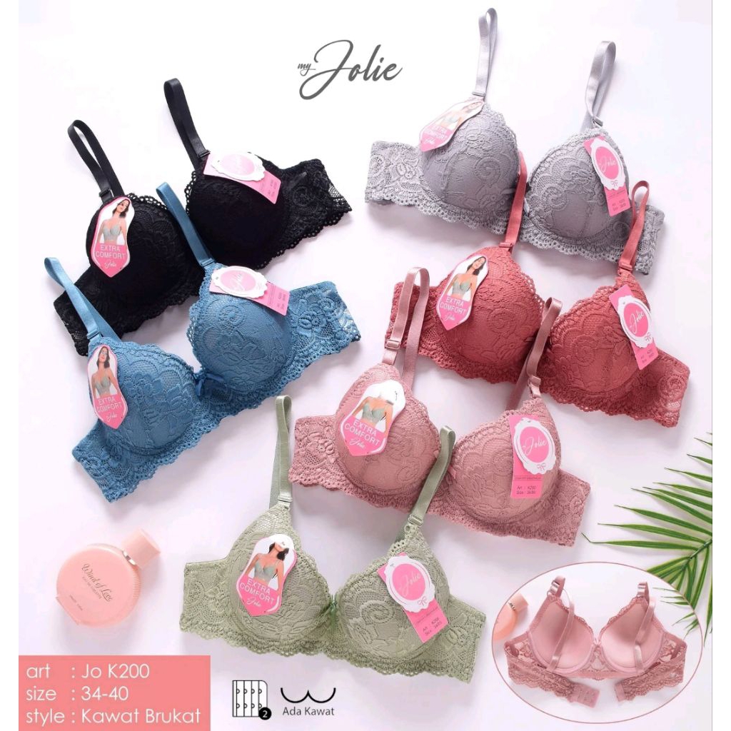 BRA ABG 2027 KAWAT  FULL BURKAT/BRA KAWAT KANCING 2/BRA FASHION ABG