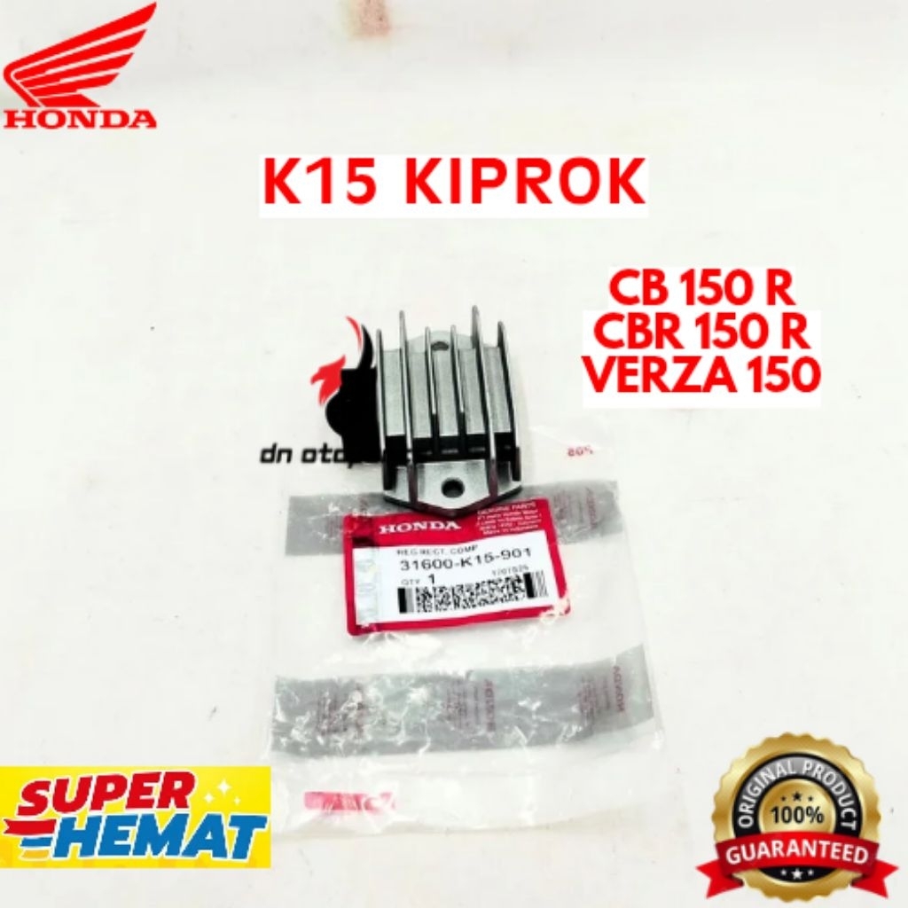 KIPROK ORIGINAL HONDA KODE K15, KIPROK CB 150 R KIPROK CBR 150 R, KIPROK VERZA 150









