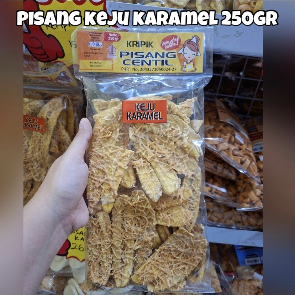 PISANG KEJU KARAMEL PISANG CENTIL 250GR
