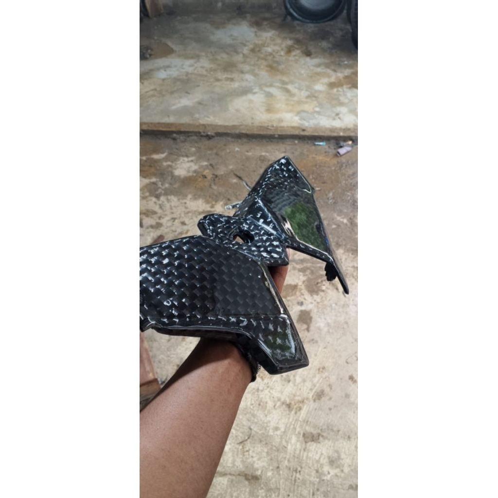 COVER RAK LACI / KANTONG LACI VARIO GEN 2 K2V CARBON KEVLAR ASLI