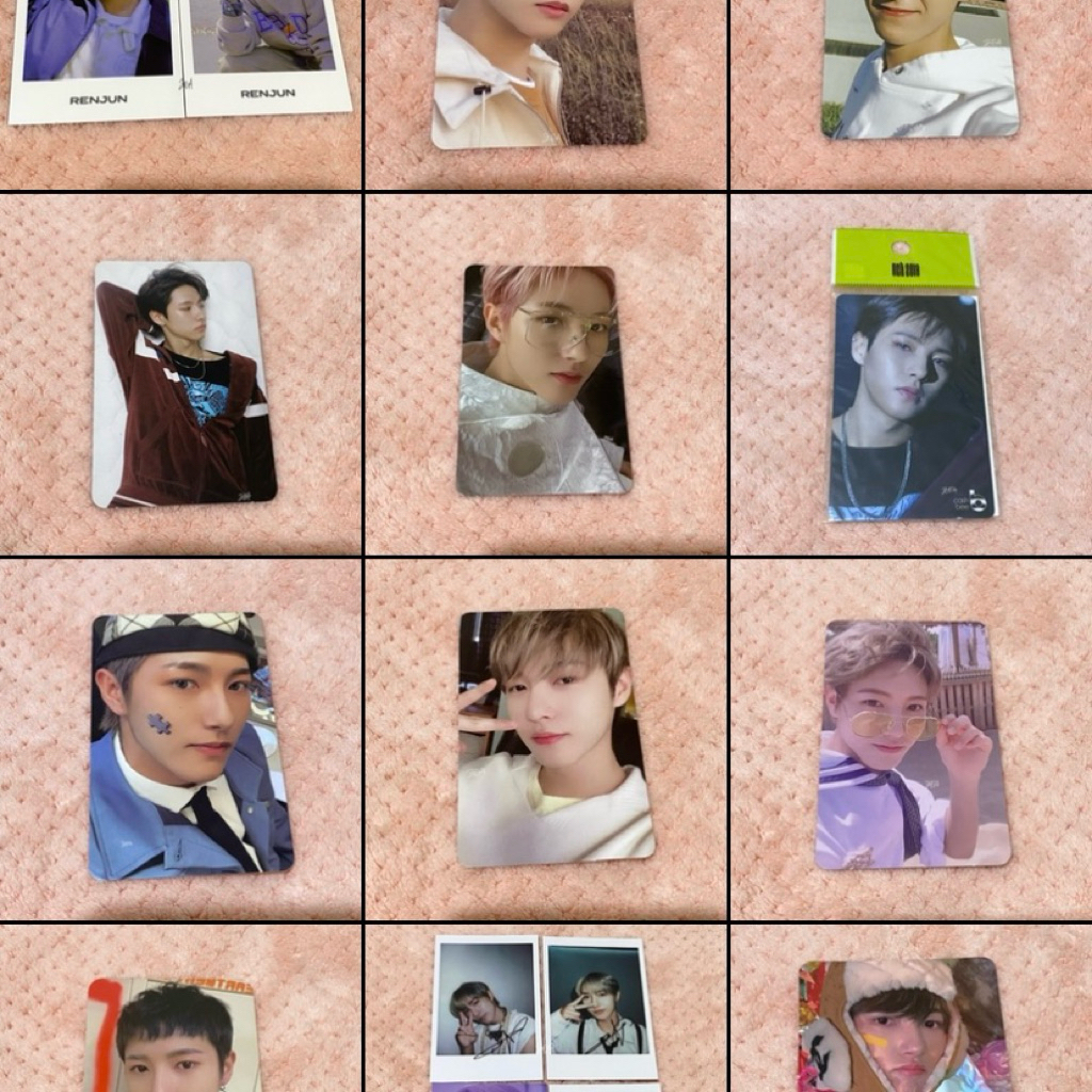clearance sell sale cuci gudang official photocard murah pc renjun nct dream polaroid from home tc c