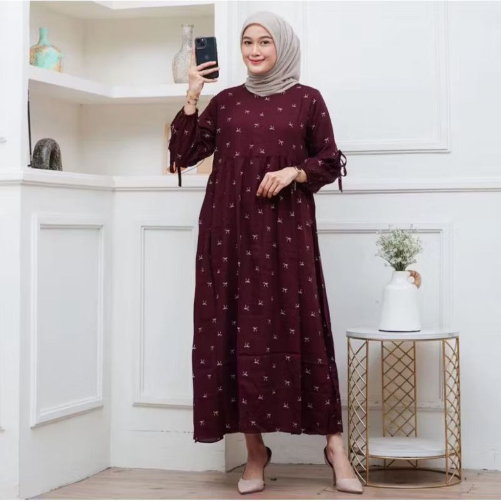 GAMIS KALANA MIDI BAHAN RAYON VISCOSE PREMIUM