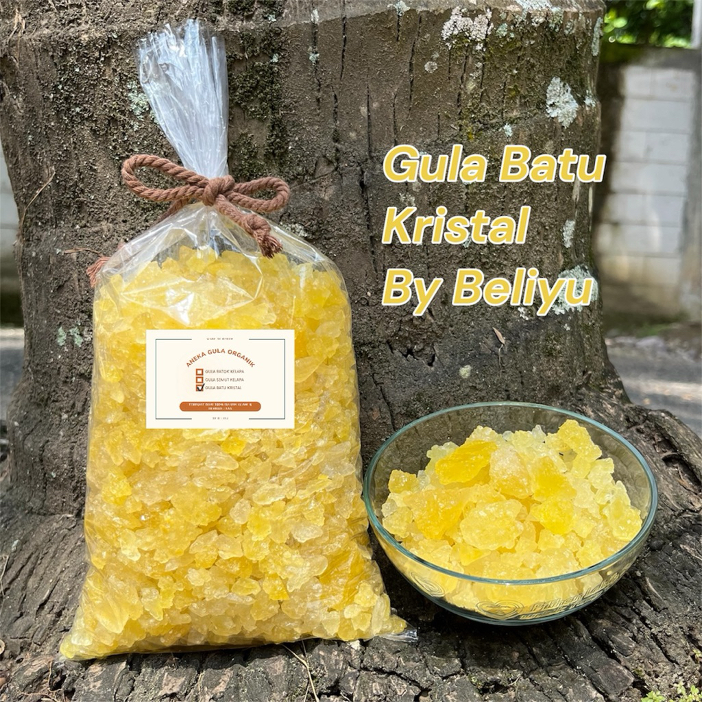 GULA BATU KRISTAL KECIL ORGANIK ASLI PREMIUM