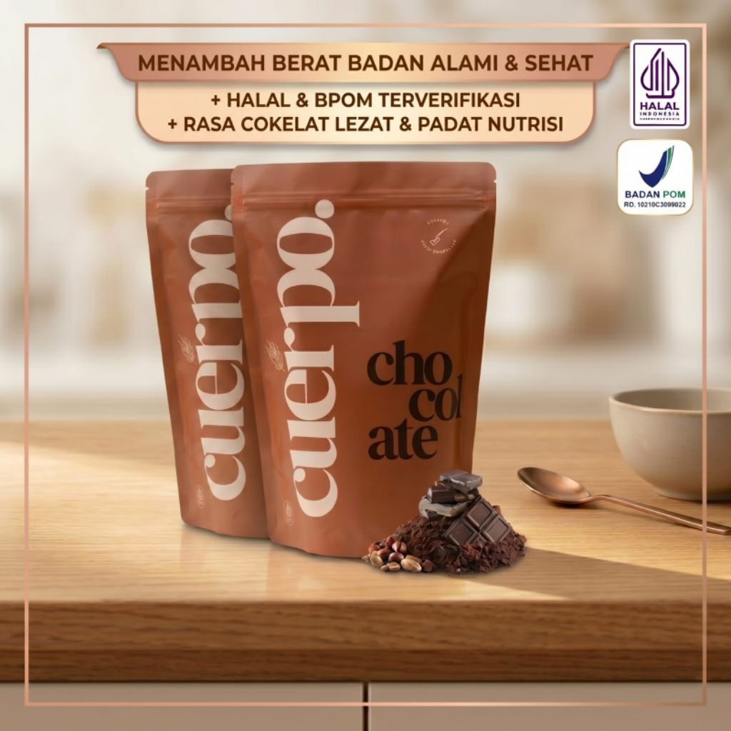 paket 2 susu cuerpo penggemuk badan halal bpom
