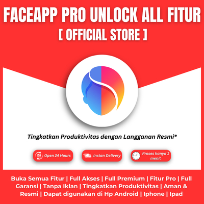 FaceApp Pro Asli (Premium) untuk iOS Only - Langsung Aktif