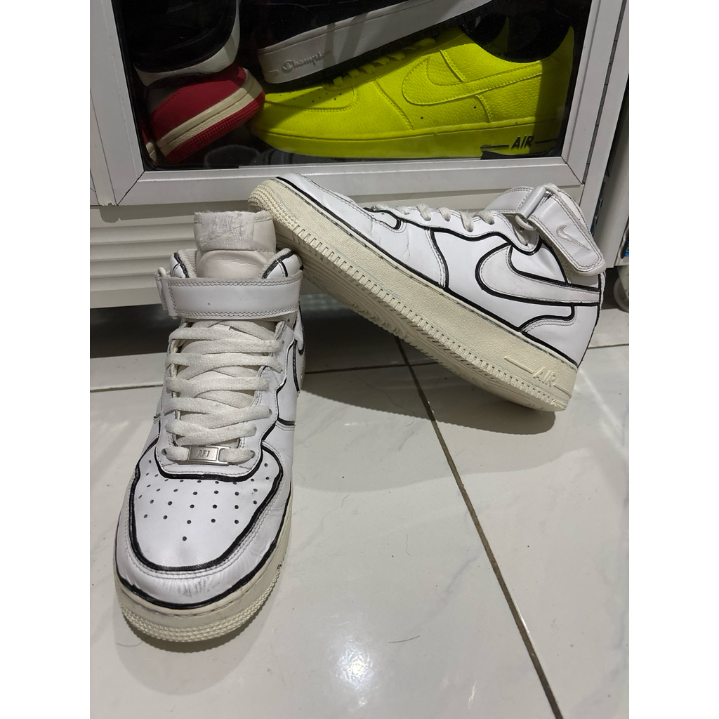 Af1 mid white size 42/26.5cm