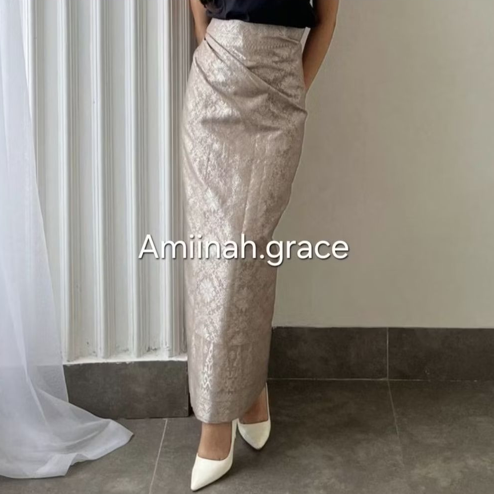 Rok Songket Span || Rok Songket Jumbo || Rok Songket || Bawahan Kebaya || Rok Songket Instan