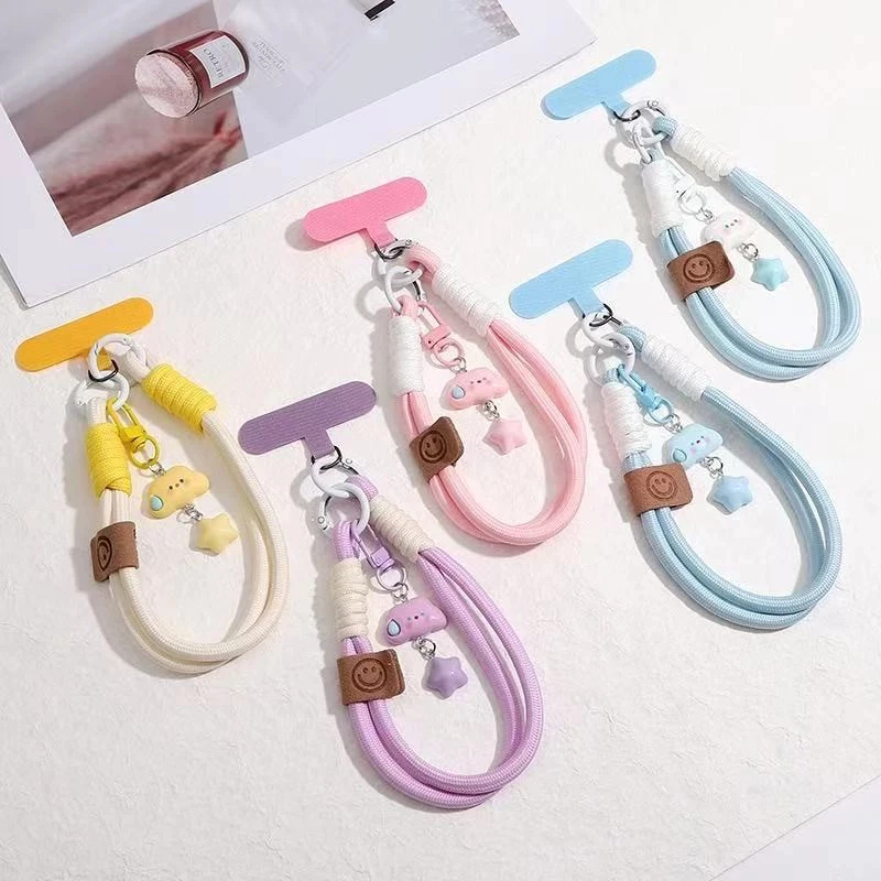 Gantungan Tali HP , Aksesoris Gantungan Kunci Tali Ponsel Liontin Gantung Rantai Casing Kartun Lucu.