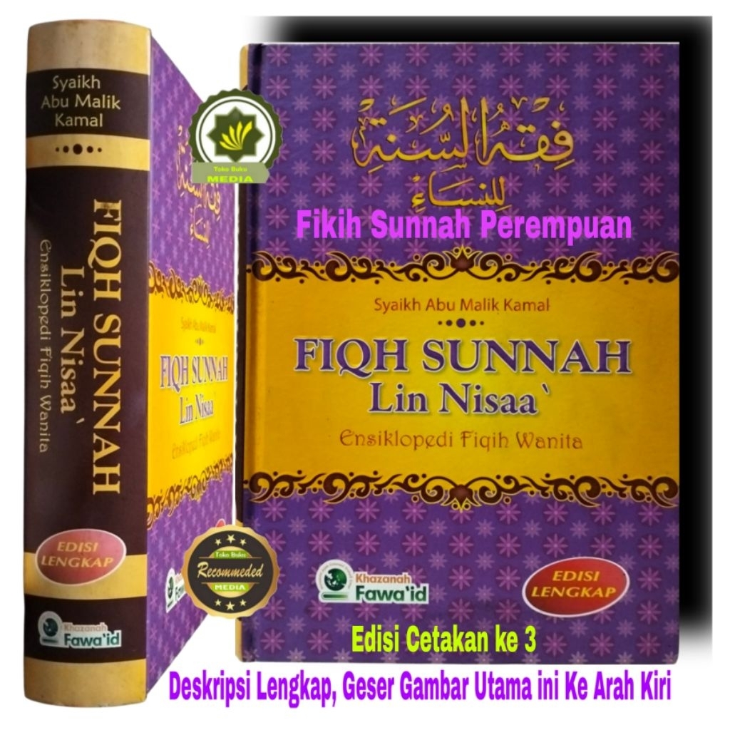 Buku Pedoman Wanita Muslimah FIQH SUNNAH Lin NISSA Ensiklopedi Fiqih Wanita SMART WOMEN Panduan Poko