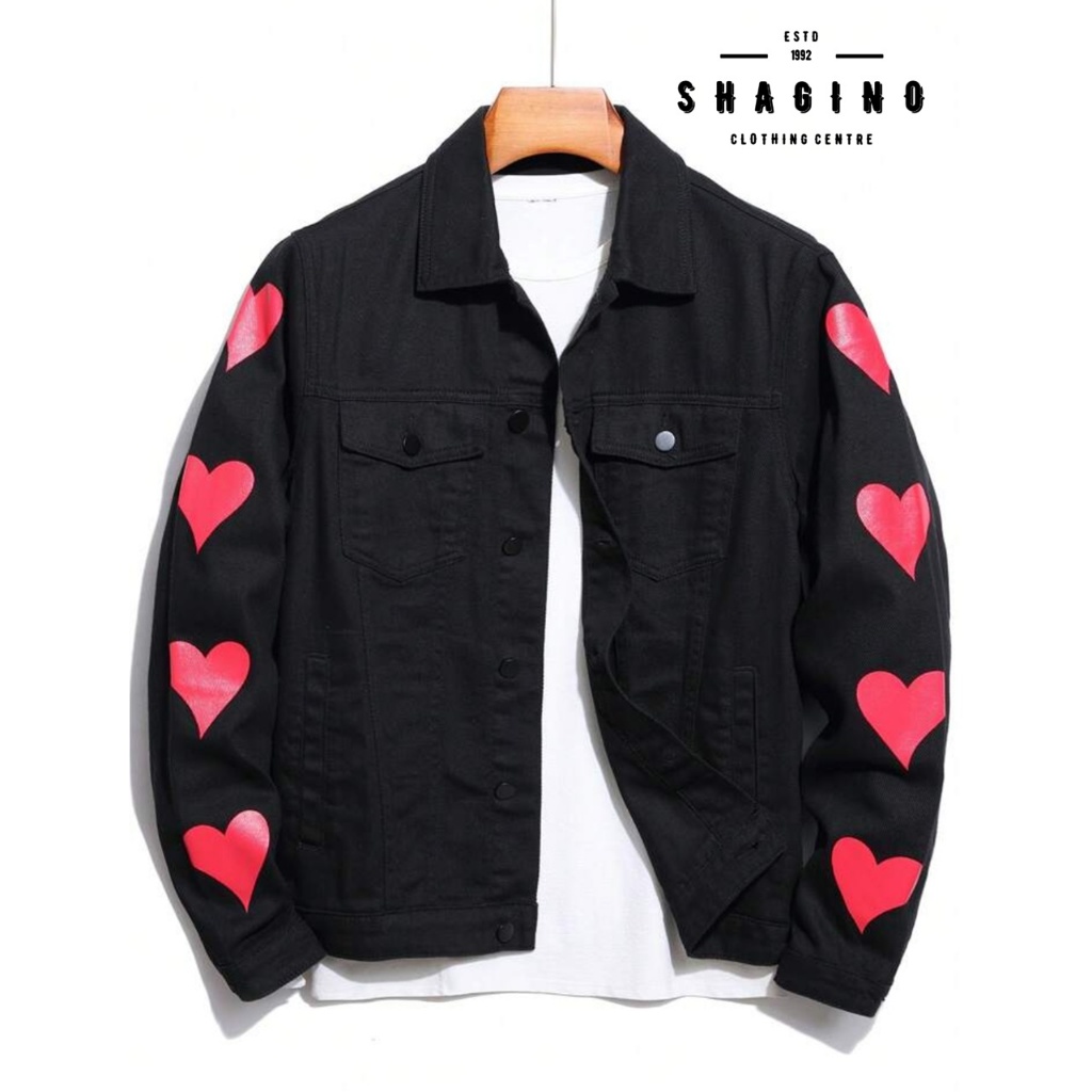 Shagin0 | Jaket Jeans Terbaru / Jaket Pria / Jaket Pria Keren / Jaket Jeans Pria Korean Style / Jake