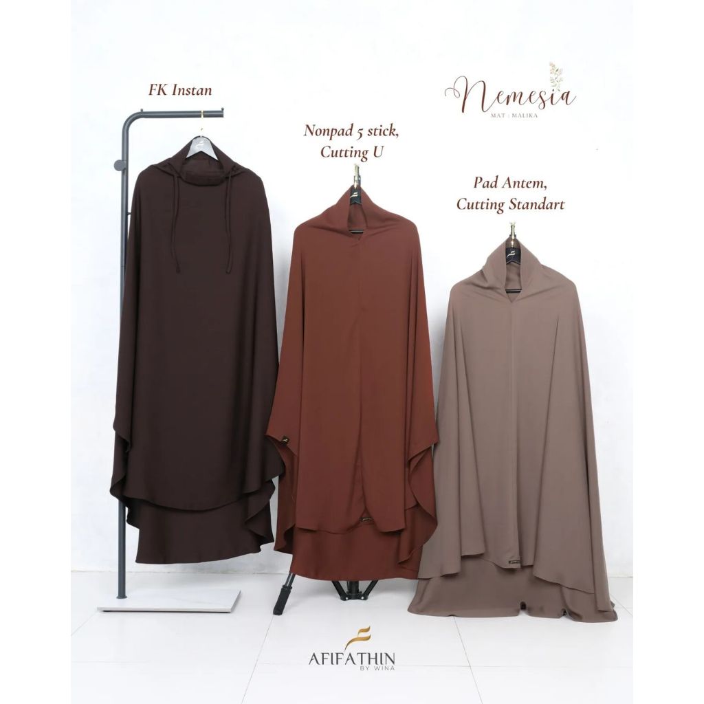 (KHIMAR SAJA) Nemesia by Afifathin Khimar Jilbab Hijab Only Saja