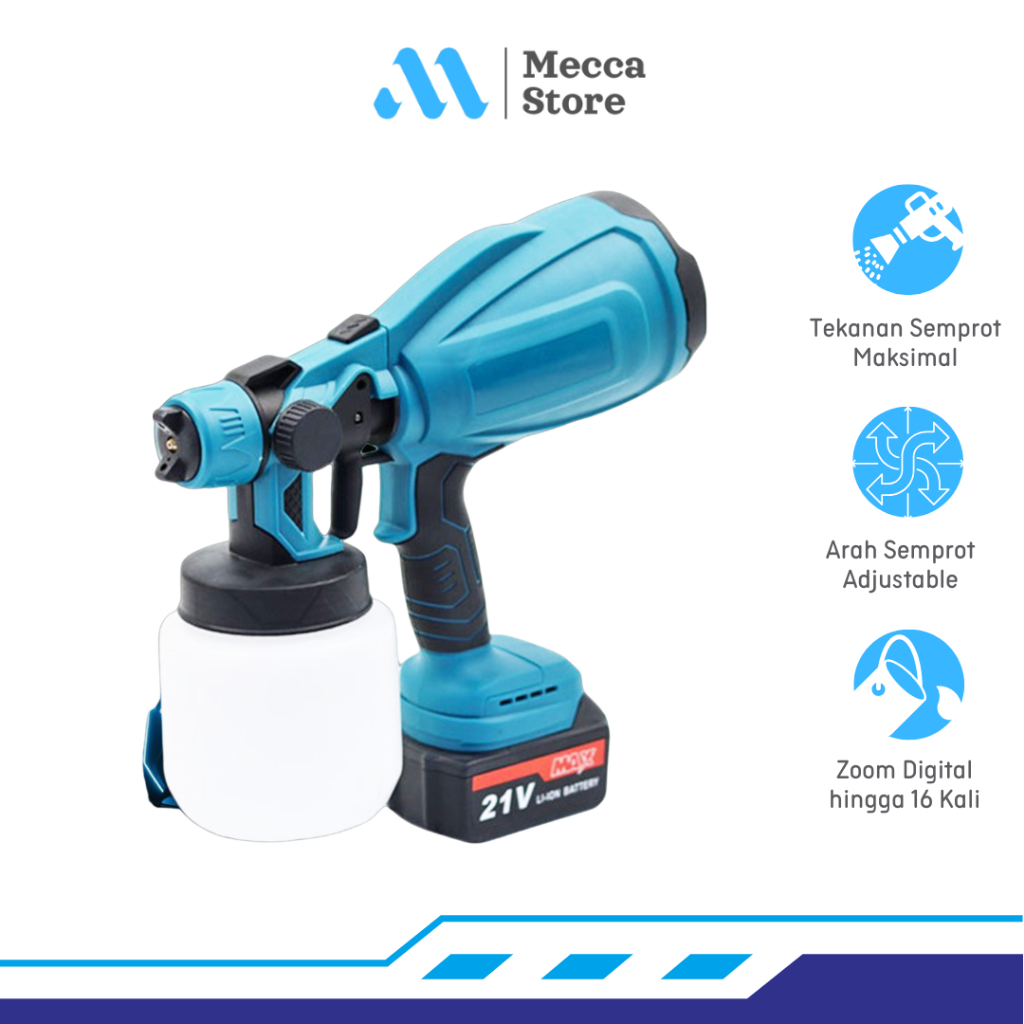 Wall Paint Spray Gun Semprot Cat Dinding Elektrik 800ml 200W