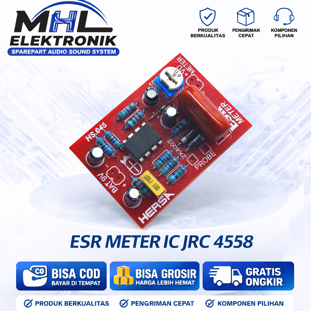 KIT ESR METER IC JRC 4558