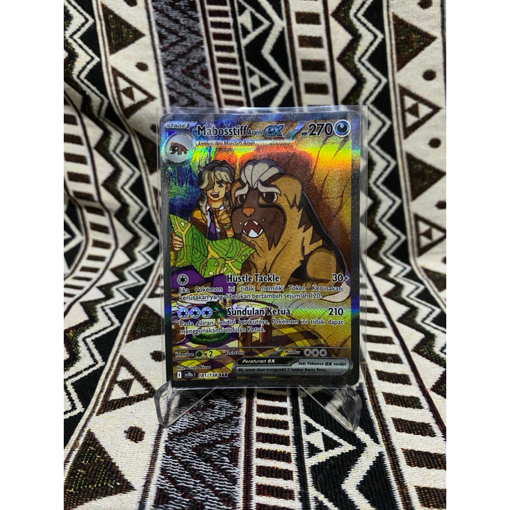 SAR Mabostiff Arvin Ex Pokemon TCG Indonesia