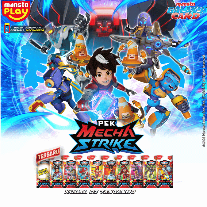 Dadi – Mechamato PEK Mecha Strike – Mainan / Card Game